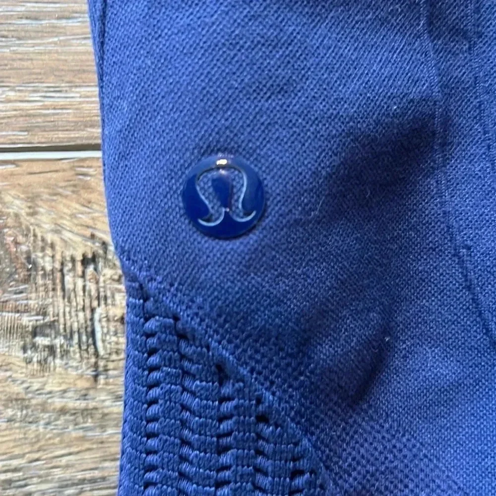Lululemon Ebb and Flow Seamless Crop Leggings Blue Size 6